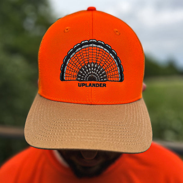 'DRUMMER FAN' BLAZE ORANGE GOLD BILL SNAPBACK