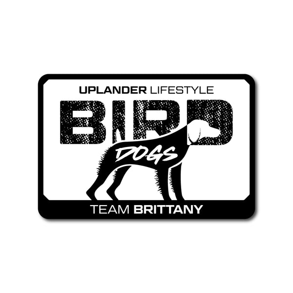 'BRITTANY' BIRD DOG STICKER
