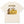 Back view of an off-white t-shirt featuring a brown and gold graphic of a Bobwhite Quail perched on a fence post and a covey of quail flushing in the distance, with text 'Chasing the Flush, Uplander'.
