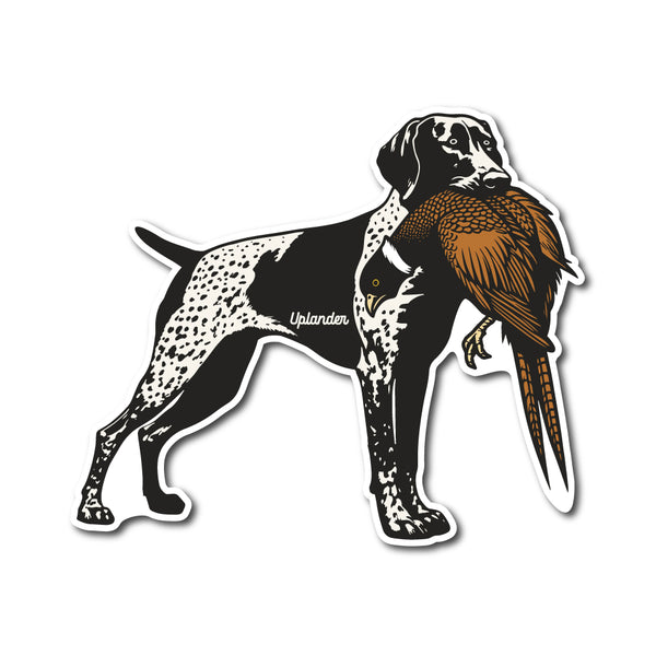 'BLACK & WHITE GSP' DEAD BIRD STICKER