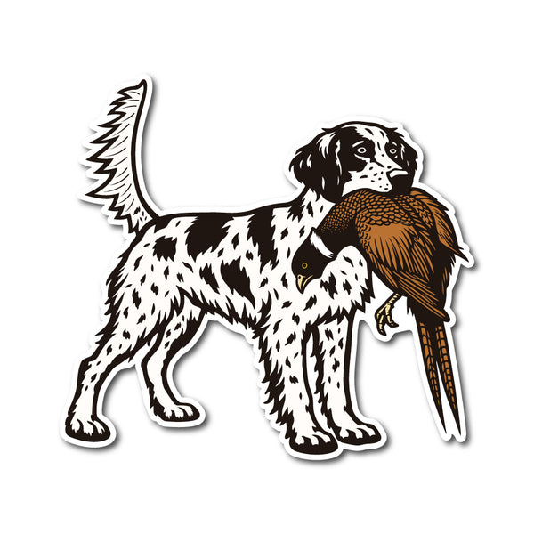'SETTER' DEAD BIRD STICKER