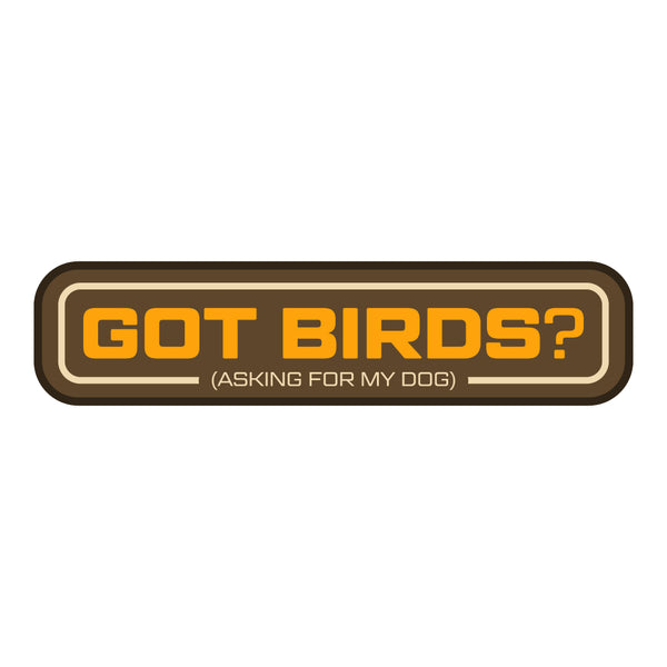 'GOT BIRDS' STICKER