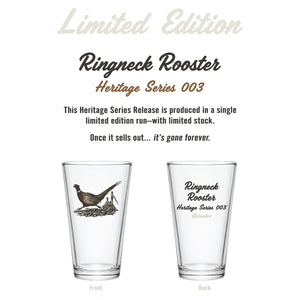 'ROOSTER' HERITAGE SERIES 003 PINT GLASS