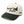 Ivory and dark green two-tone snapback hat with an embroidered sharptail grouse and 'Sharptail Grouse' script on the front, 'Uplander' embroidered on the side.