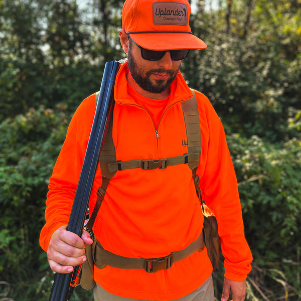 'UPLANDER' BLAZE PERFORMANCE 1/4 ZIP
